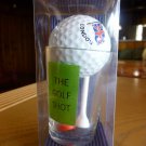 The Golf Shot, London, ball and tees