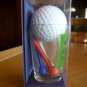 The Golf Shot, London, ball and tees