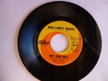 Nat King Cole, "Dear Lonely Hearts"
