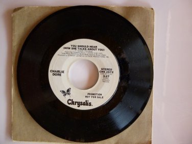 Charlie Dore, "You Should Hear (How She Talks About You)"