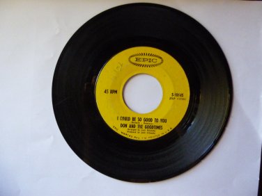 Don & The Goodtimes, "I Could Be So Good To You"