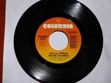 USA For Africa, "We Are The World"