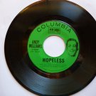 Andy Williams, "Hopeless"