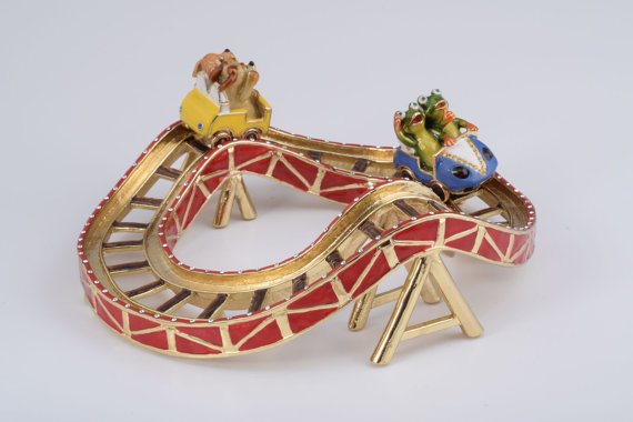 Heart Shape Roller-coaster Fabergé Style