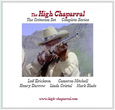 The High Chaparral ~ CRITERION GIFT COLLECTION ~ COMPLETE SERIES~ All 4 Seasons on 49 DVDs