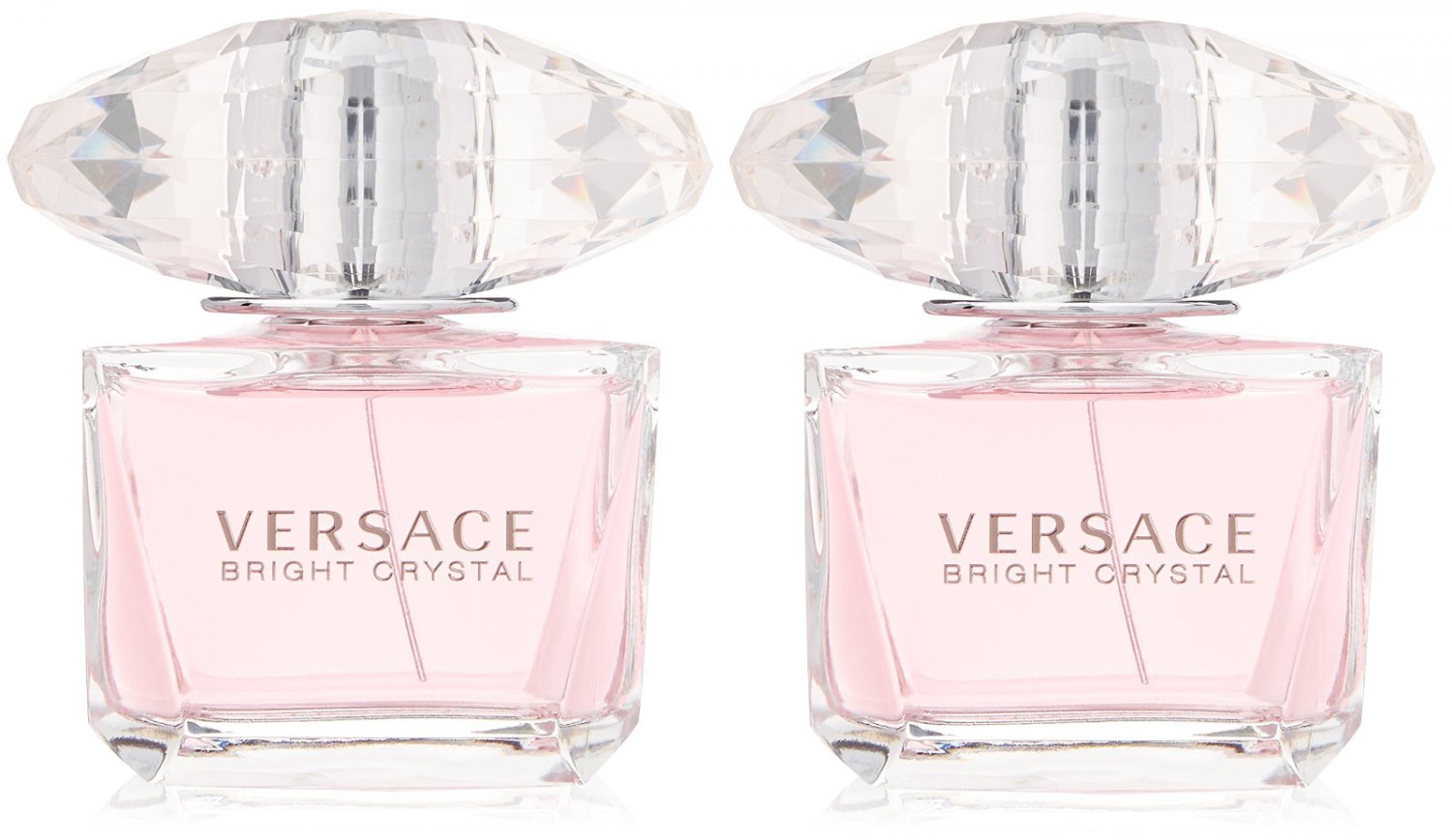 Versace Bright Crystal (2 X 3 oz) Eau de Toilette Spray for Women (PACK