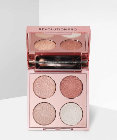 REVOLUTION PRO ETERNAL ROSE EYE QUAD VELVET HAZE - PROFESSIONAL MAKE UP PALETTE