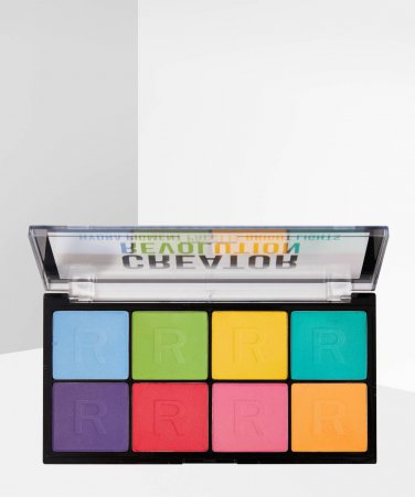 MAKEUP REVOLUTION CREATOR REVOLUTION HYDRA PIGMENT PALETTE BRIGHT LIGHTS
