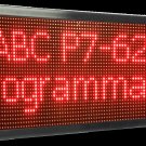 1"x1" Red 7.62mm Indoor Scrolling Programmable LED Sign