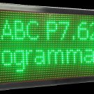6"x30" Green 7.62mm Indoor Scrolling Programmable LED Sign