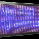 22"x79" Blue 10mm Indoor Scrolling Programmable LED Sign