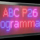 35"x118" Red Blue Purple 26mm Outdoor Scrolling Programmable LED Sign