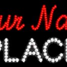 12" x 24" Place Custom LED Sign - 1 Line