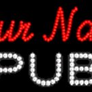 12" x 24" Pub Custom LED Sign - 1 Line