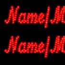 12" x 24" Hot Coffee Custom LED Sign - 2 Line