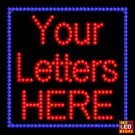 20" x 20" Your Letters Here Custom LED Sign - 3 Line