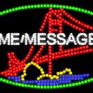 17" x 31" Bridge Name Message Custom LED Sign - 1 Line