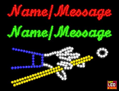 20" x 26" Billiards Name Message Name Message Custom LED Sign - 2 Line