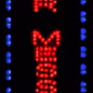 24" x 12" Animted Your Message with Border Custom Vertical LED Sign