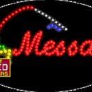 15" x 27" Fisherman Message Custom Flashing LED Sign - 1 Line