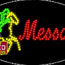 15" x 27" Horese Message Custom Flashing LED Sign - 1 Line