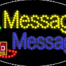 15" x 27" Chili Peper Name Message Custom Flashing Oval LED Sign - 2 Line