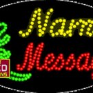 15" x 27" Lizard Name Message Custom Flashing Oval LED Sign - 2 Line