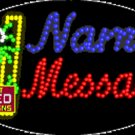 15" x 27" Tree Frog Name Message Custom Flashing Oval LED Sign - 2 Line