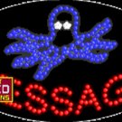 15" x 27" Octopus Message Custom Flashing LED Sign - 1 Line