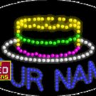 15" x 27" Cake Your Name Custom Flashing LED Sign