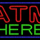 17" x 31" ATM Here  LED Sign