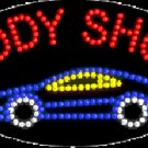 15" x 27" Animated Body Shop LED Sign