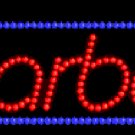 12" x 24" Barber LED Sign