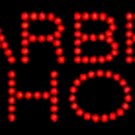 9.5" x 19" Barber Shop LED Sign