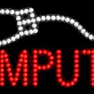 12" x 24" Computer & Moude Logo LED Sign