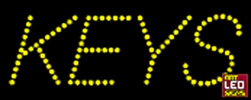 12" x 24" Keys LED Sign