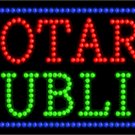 17" x 31" Animated Notary Public LED Sign with Border
