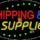 15" x 27" Animated Shipping & Supplies LED Sign