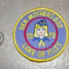 1972 Den Mothers Day Lake of Isles Boy Scout Patch