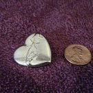 E.T. & Elliot Hands, Goldtone Heart Pin, Universal Studios, RARE