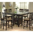 *** NEW *** 9pc Counter Height Storage Dining Table w/Lazy Susan & Chair Set