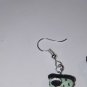 Mint Chocolate Chip Pie Earrings Silver Wire Desserts Chocolate Charms