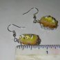 Cute Baked Potato Charm Earring Silver Wire Butter Sour Cream Vegetable
