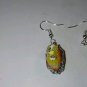 Cute Baked Potato Charm Earring Silver Wire Butter Sour Cream Vegetable
