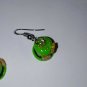 Cute Leprechaun Hat Earrings Silver Wire St Patrick's Day Charms
