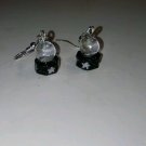 Unique Crystal Ball Charm Earrings Silver Wire Halloween Kids Fun Resin Ball Unique Crystal Ball Charm Earrings Silver Wire Halloween Kids Fun Resin Ball