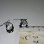 Unique Crystal Ball Charm Earrings Silver Wire Halloween Kids Fun Resin Ball