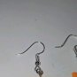 Cute Cheez It Inspired Charm Earrings Silver Wire Cracker Cheese Clay Cracker
