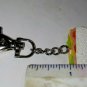 Delicious Sandwich Charm Keychain Silver Clay Fob Ring Clip Sandwich Miniature