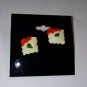 Miniature Ravioli Stud Earring Silver Post Clay Dinner Pasta Ravioli Food